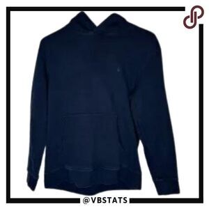 Jack Wills Navy Quilted Kangaroo Pocket Hoodie Sweatshirt Size Medium in Navy‎